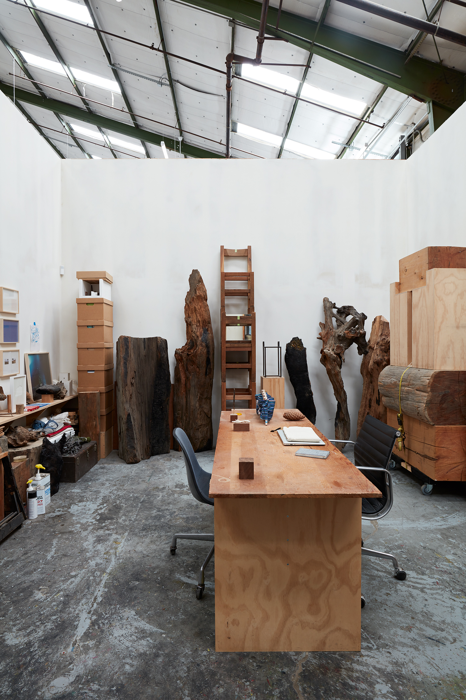 The studio of artist, Jesse Schlesinger, at 1240 Minnesota Street. Photo: Jensen Architects