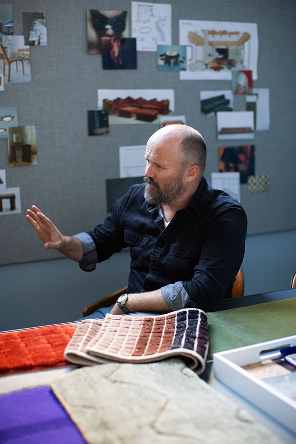 Marmol Radziner’s San Francisco studio director Jason Davis in conversation at Chroma’s Dogpatch studio